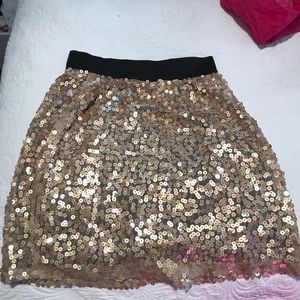 Gold skirt- small